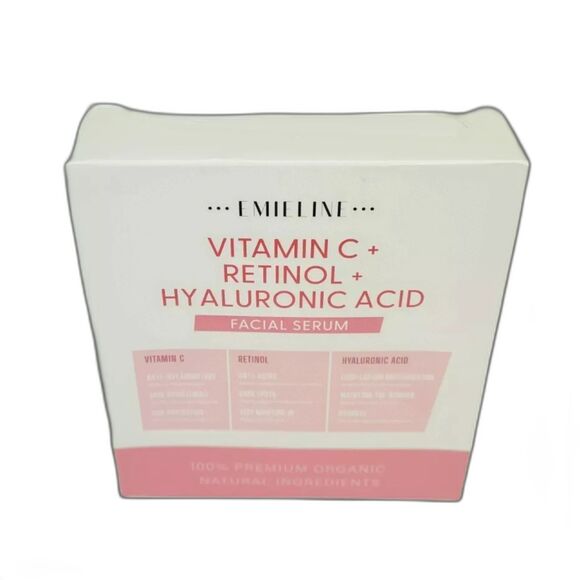 Emieline Vitamin C + Retinol + Hyaluronic Acid Facial Serum (Exp 10/05/24) - Picture 4 of 6